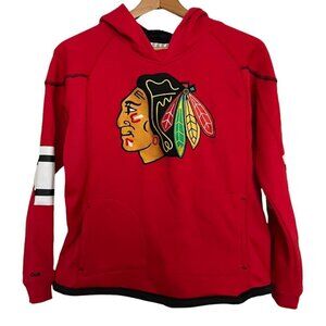 Reebok Face Off Collection Youth NHL Chicago‎ Blackhawks Hoodie Red Size M